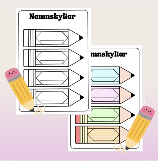 Namnskylt- Penna