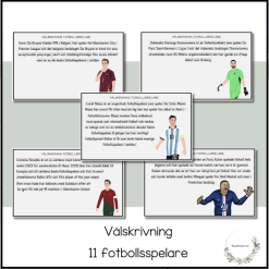 Välskrivning - fotbollsspelare