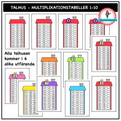 Talhus - multiplikationstabellerna 1-10