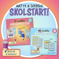 Matte & Svenska - 75 extrauppgifter!