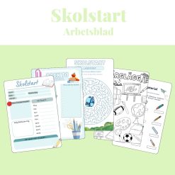 Skolstart - Arbetsblad