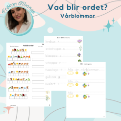 Vad blir ordet? Vårblommor