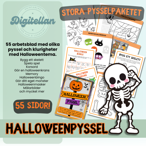 Halloween Det stora pysselpaketet 55 sidor