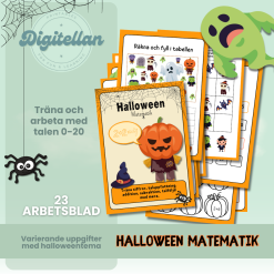 Matematikhäfte - Halloween