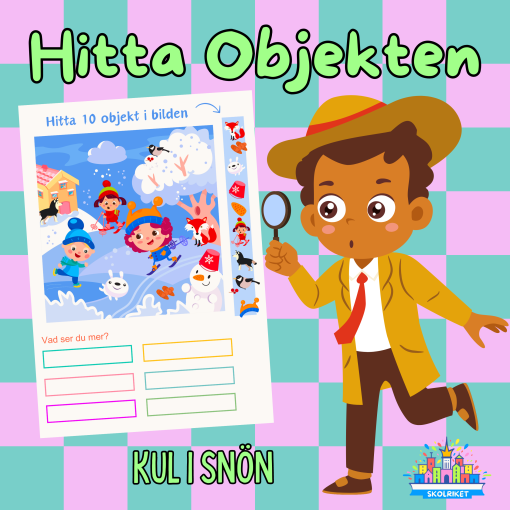 Hitta Objekten - Kul i Snön
