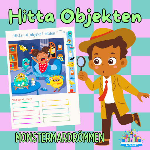 Hitta Objekten - Monstermardrömmen