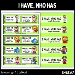 I have, who has domino - people & animals
