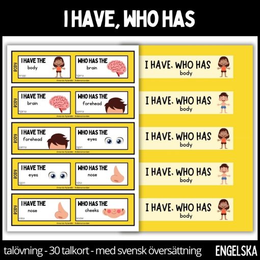 I have, who has domino - body (med stödstruktur)