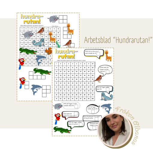 Arbetsblad hundrarutan
