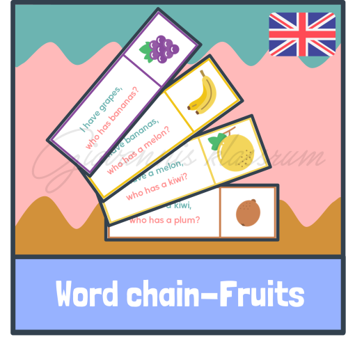Word chain - Fruits