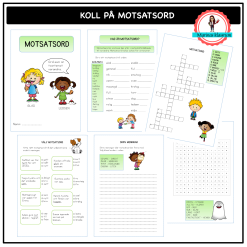Koll på motsatsord