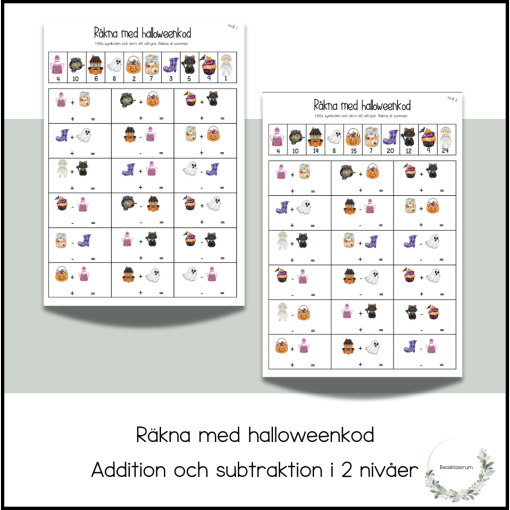 Räkna med halloweenkod