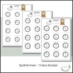 Spöktimmen - träna klockan