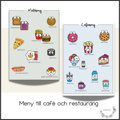 Menyer - café + restaurang