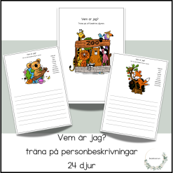 Vem är jag - personbeskrivningar