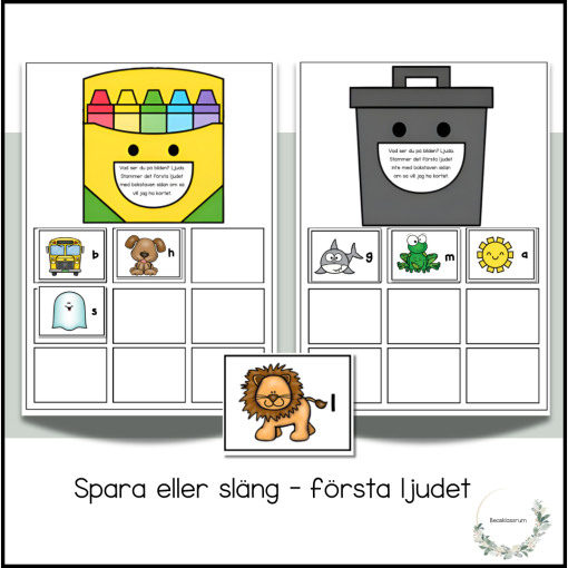 Spara eller släng - första ljudet