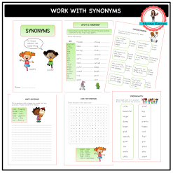 Work with synonyms