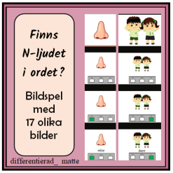 N - finns ljudet i bilden? Bildspel