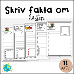 Skriv fakta om hösten