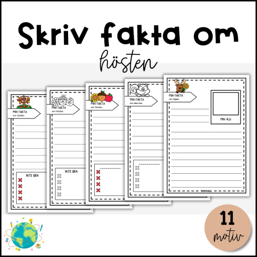Skriv fakta om hösten