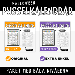 KOMBO pysselkalender halloween