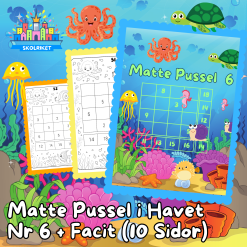 Matte Pussel i Havet Nr 6