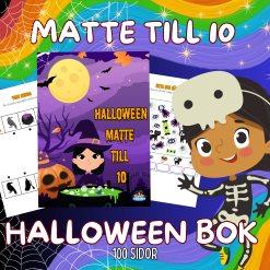 Matte till 10 Halloween Arbetsbok 100 Sidor