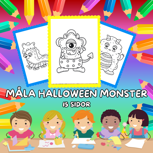 Måla Halloween Monster