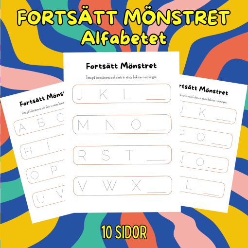 Fortsätt Mönstret - Alfabetet