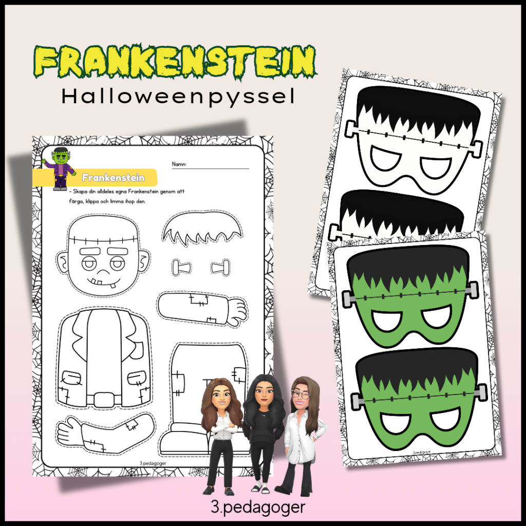 Halloweenpyssel Frankenstein Teach Academy