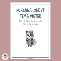 Förklara ordet - Tema vinter