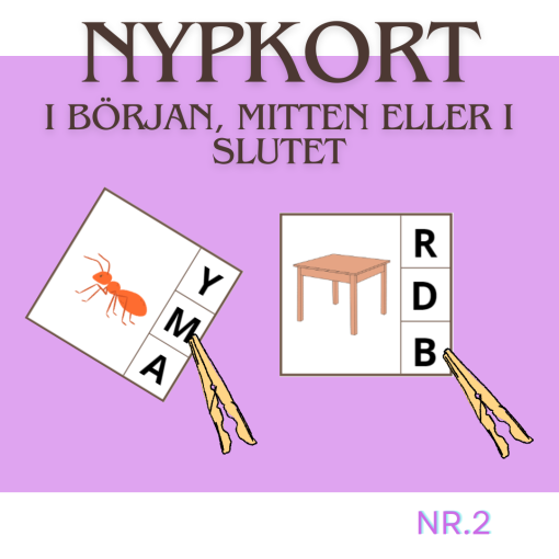 Nypkort - ljudet i början, mitten eller i slutet.. Nr.2