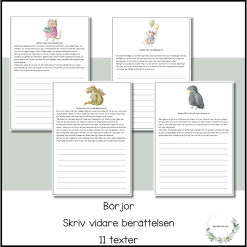 Börjor - skriv vidare berättelsen