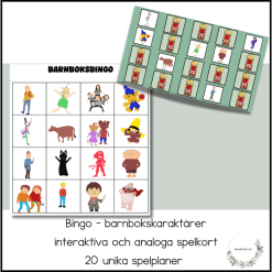 Bingo - barnbokskaraktärer