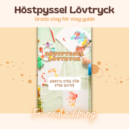 Höstpyssel - Lövtryck