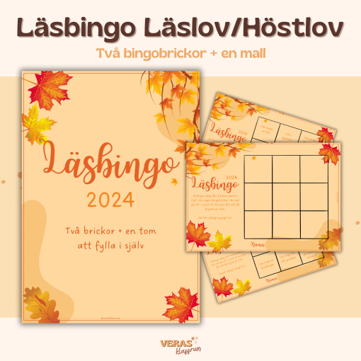Läsbingo Läslov/Höstlov