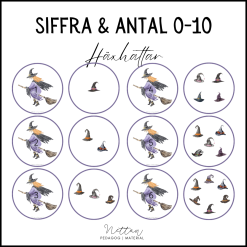 Siffra, antal 0-10 häxhattar