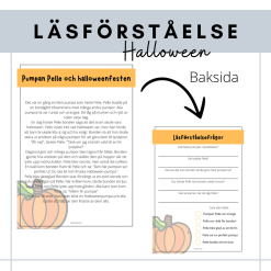 Läsförståelse - halloween
