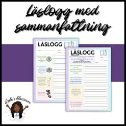 Läslogg, känslor, tankar och sammanfattning