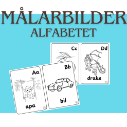 Målarbilder - Alfabetet