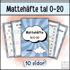 Mattehäfte (tal 0-20)