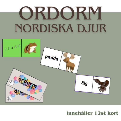 ordorm - nordiska djur