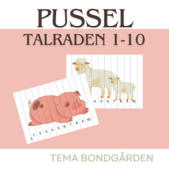 Pussel - 1-10 - Bondgården