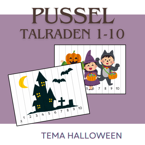 Pussel - 1-10 - Halloween