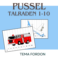 Pussel - 1-10 - Fordon