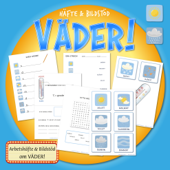 Arbetshäfte & Bildstöd - VÄDER!