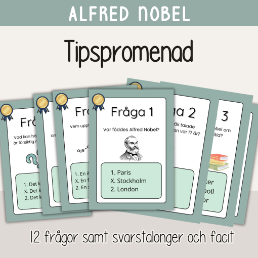 Alfred Nobel - Tipspromenad