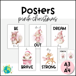 Pink Christmas - Posters