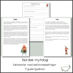 Nordisk mytologi - faktatexter gudar