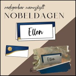 Namnskylt – Nobeldagen